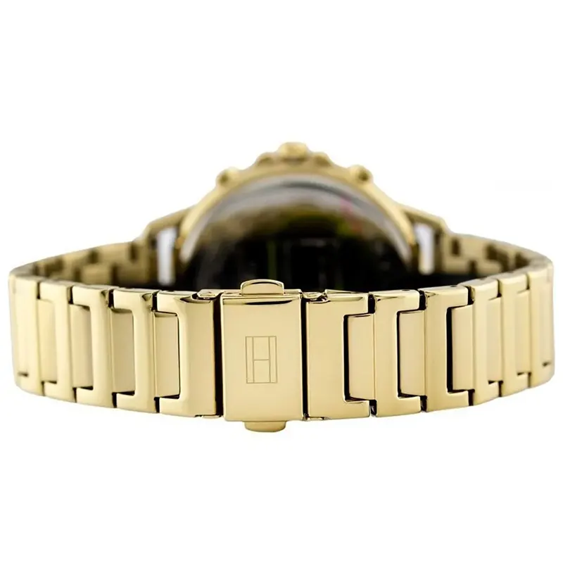 Tommy Hilfiger Carly Gold-Tone Champagne Dial Ladies Watch | 1781916